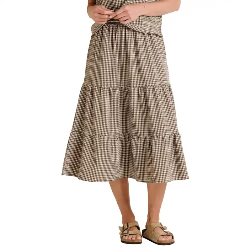 Sunkissed Tiered Midi Skirt - Women‘s