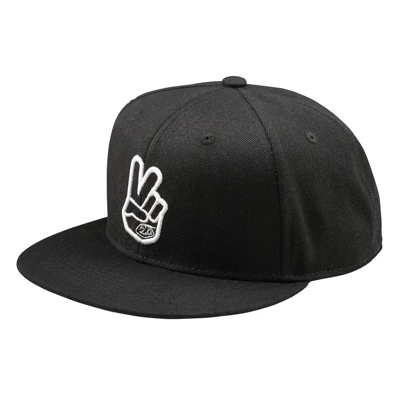 Flatbill Snapback Peace Hat