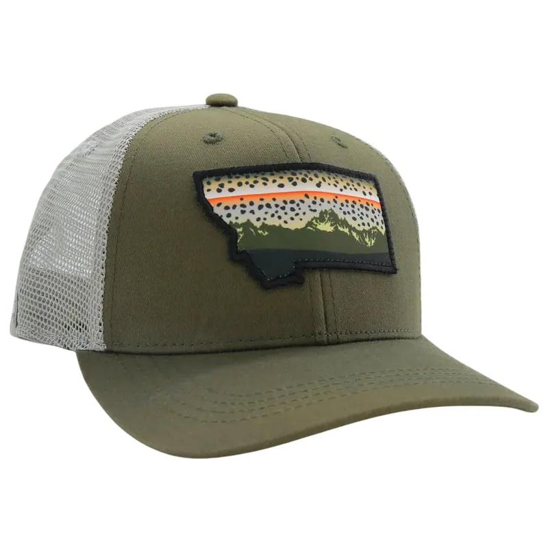 Wild Montana Rainbow Fishing Hat