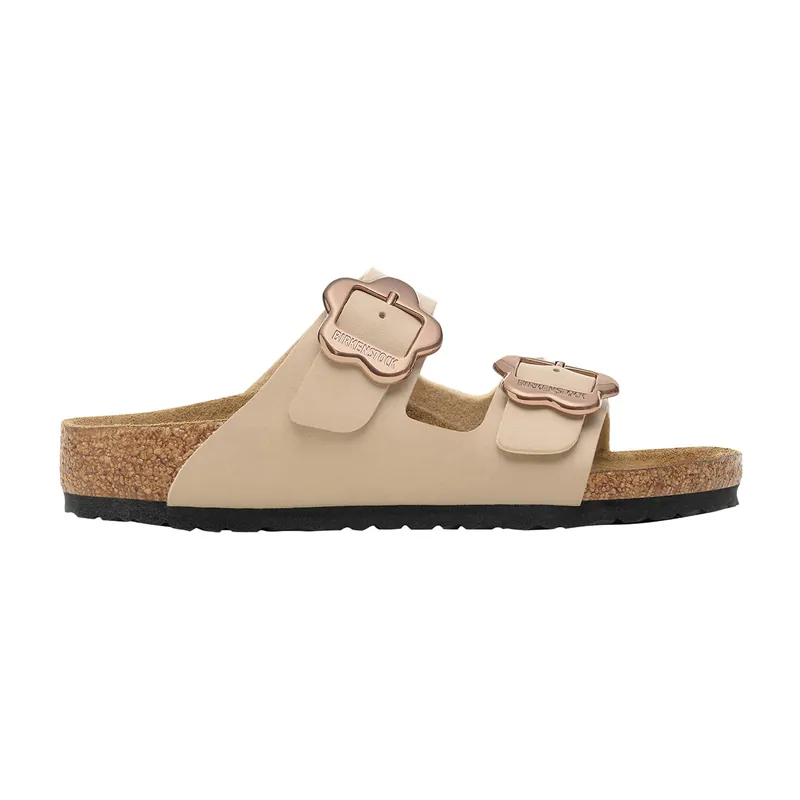 Arizona Flower Buckle Birko Flor Sandal - Girls‘