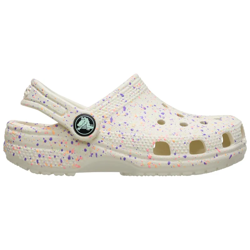 Classic Glow Paint Splatter Clog - Kids‘