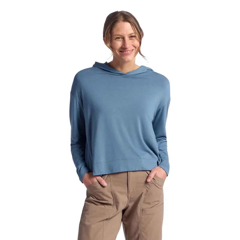 Bamboo Shade Crossover Hoodie - Women‘s
