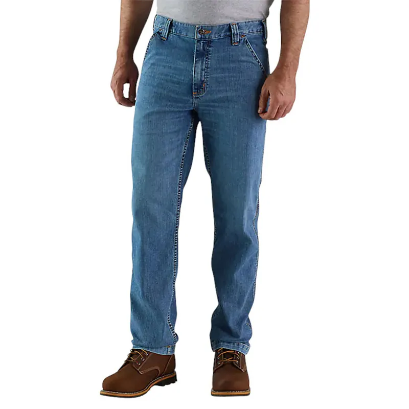 Rugged Flex Relaxed Denim Dungaree - Men‘s