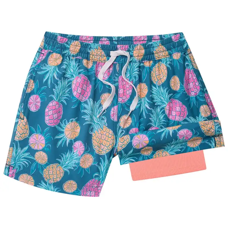 The Citrus Punches Lined Trunk Boardshort - Boys‘