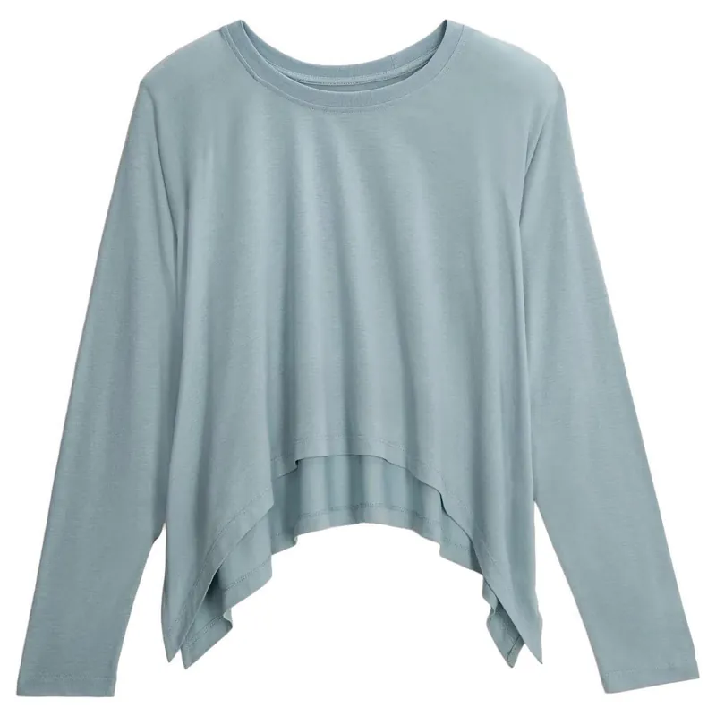 Bamboo Lightweight Cropped Long-Sleeve T-Shirt - Women‘s
