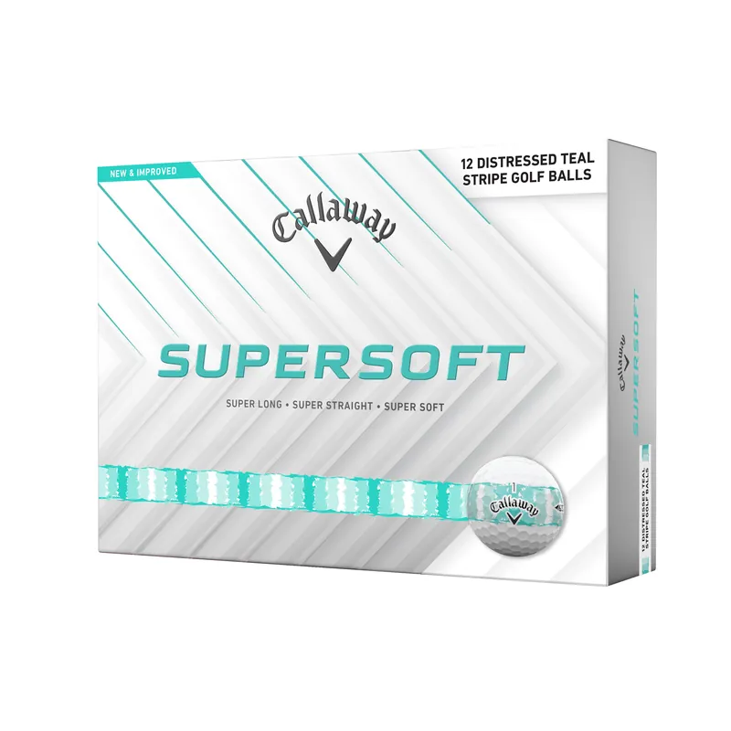 Supersoft Distressed Stripe Golf Ball - 2025