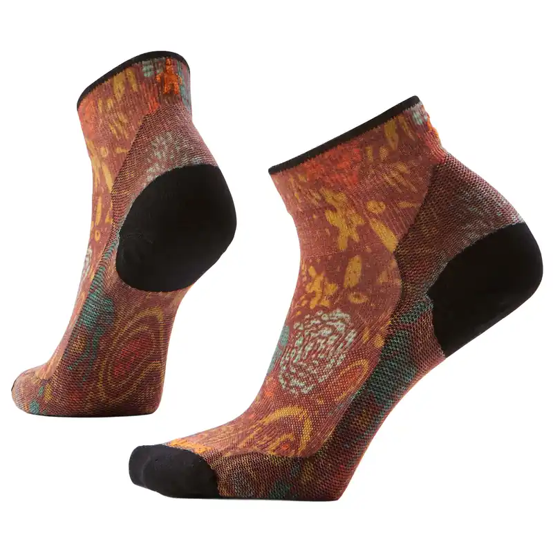 Zero Cushion Paisley Print Crew Bike Sock - Women‘s