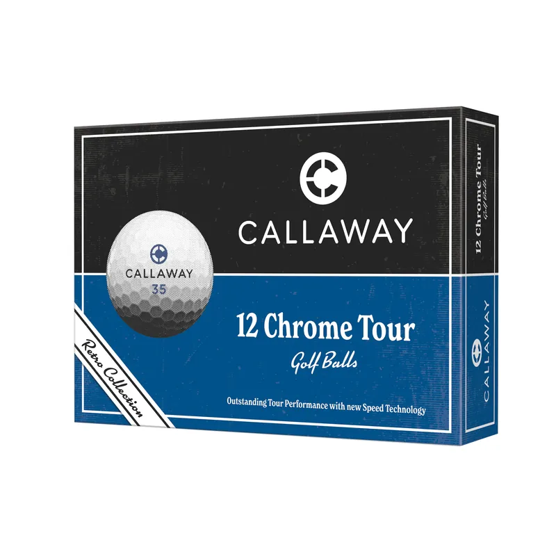 Chrome Tour Retro Golf Ball - 2026