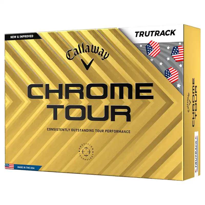 Chrome Tour USA Stripe Golf Ball - 2026