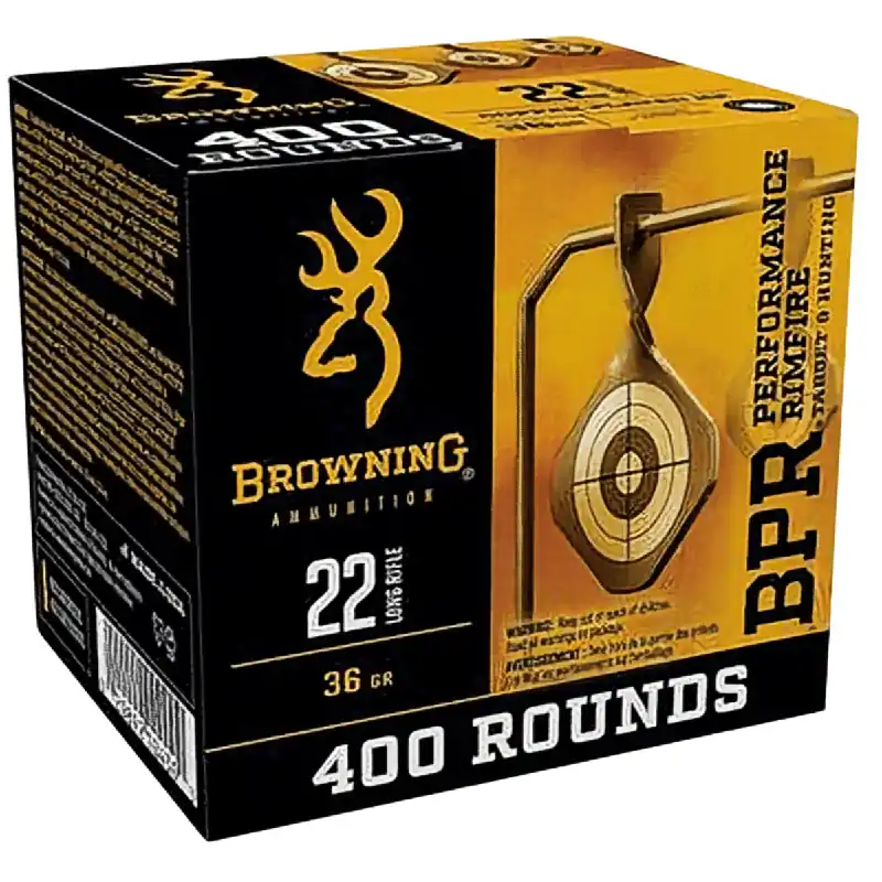 BPR Performance Rimfire 22 Long Rifle 36 Grain Copper Plated Hollow Point Ammunition 1,000 Rounds