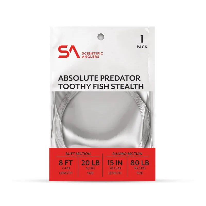 Absolute Predator Toothy Fish Stealth Bite Leader