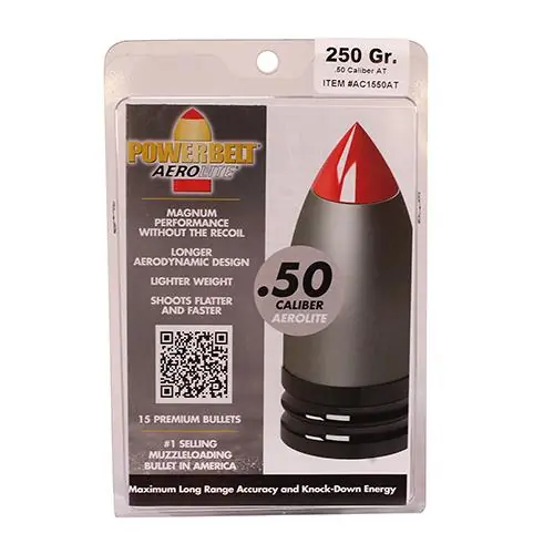 50 Caliber 250 Grain Aerotip Bullets