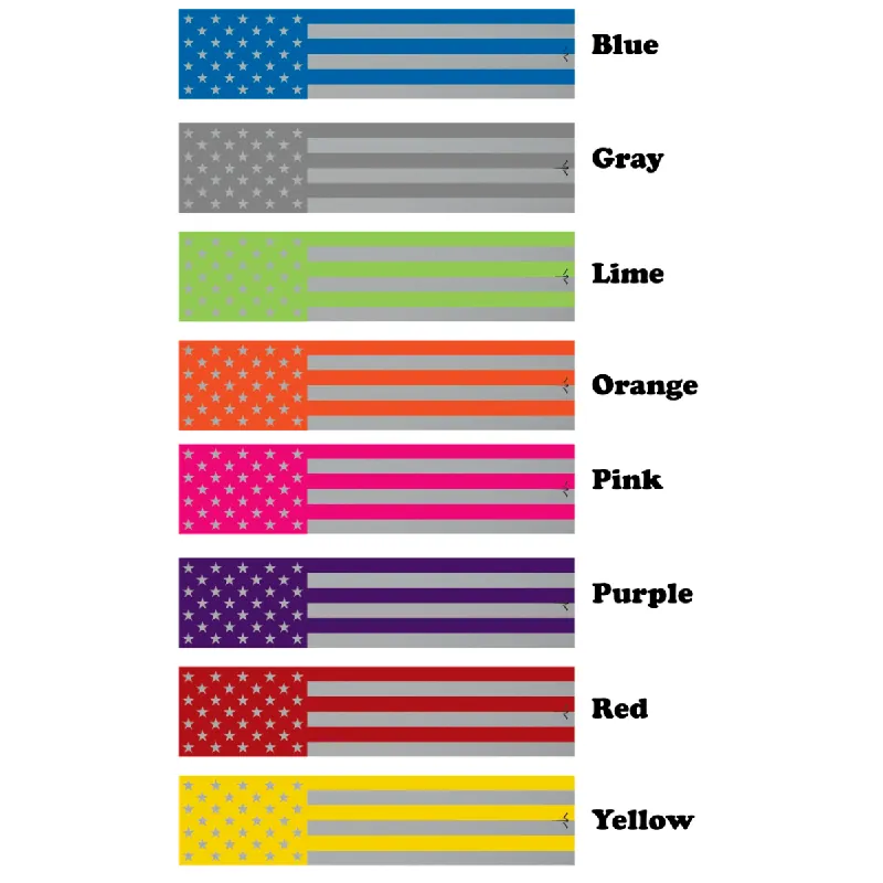 Reflective American Flag Arrow Wrap (15 Pack)