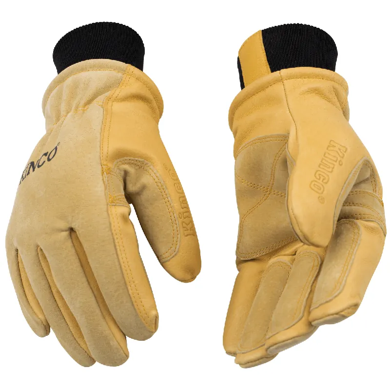 Lined Heavy Duty Pigskin Ski Glove - Men‘s