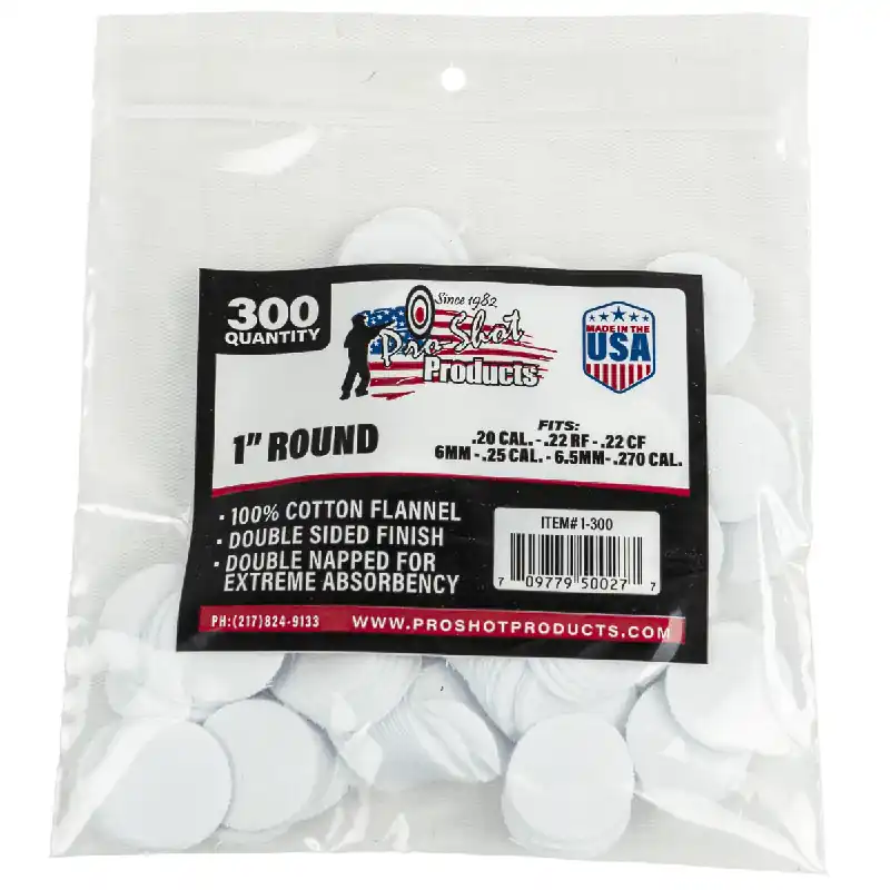 .22 - .270 Cal. Round Patches