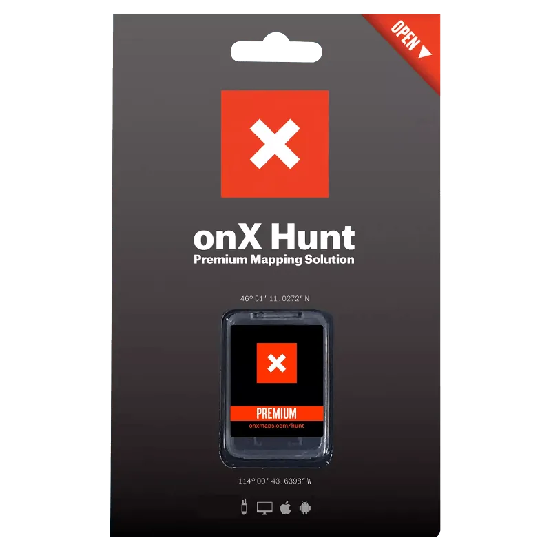 Wyoming Hunt State Maps Micro SD Card