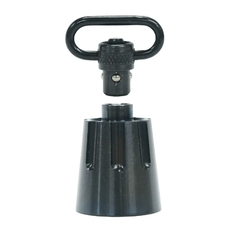 Shotgun Mag Caps With Push Button Swivel