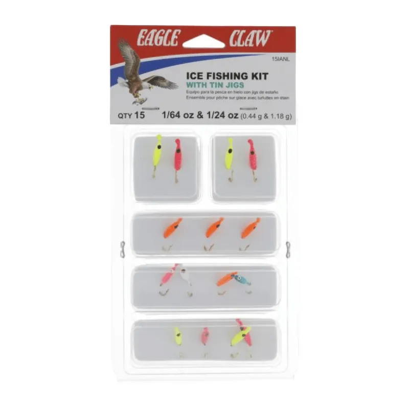 15 Piece Ice Jig Assortment