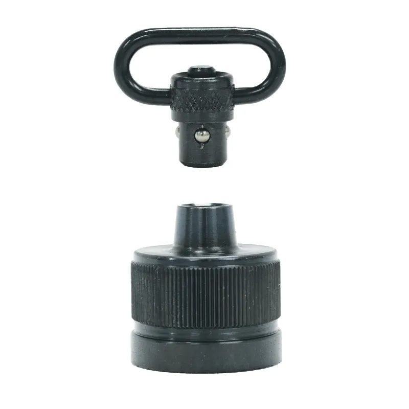 Shotgun Mag Caps With Push Button Swivel