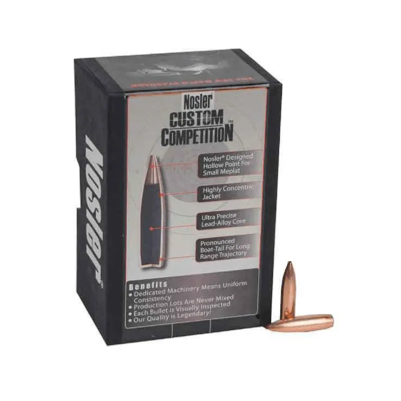 Custom Competition 22 Caliber 52 Grain HPBT Bullet
