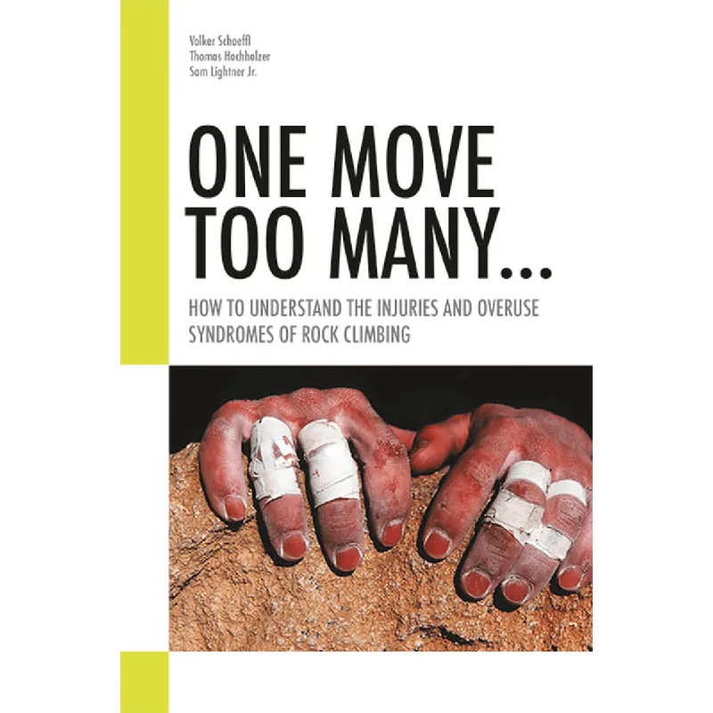 One Move Too Many How To Understand The Injuries And Overuse Syndromes Of Rock Climbing