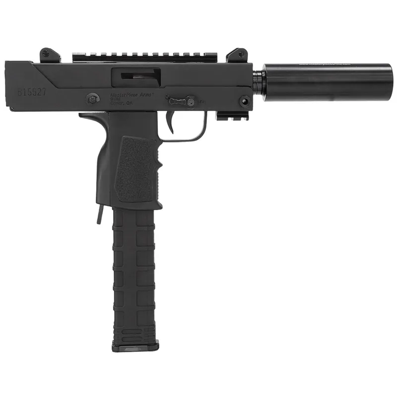 MasterPiece Arms MPA 9MM Side Cocking Pistol with Scope Mount and 6" Threaded Barrel