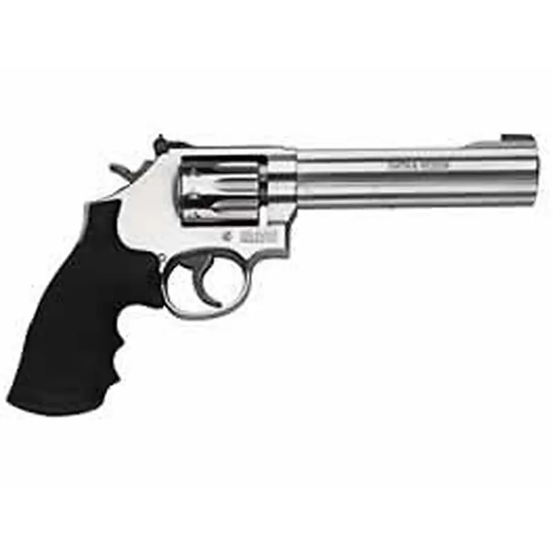 Smith & Wesson 617 K-22 Masterpiece 22LR 6" Barrel Hogue Rubber Grip 10rd