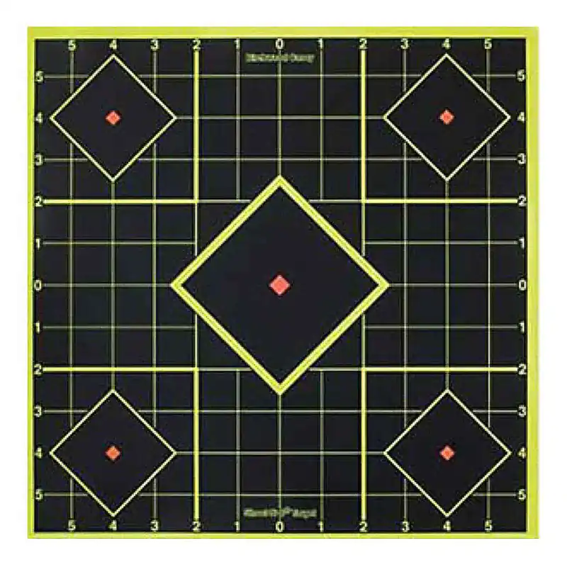 Birchwood Casey Shoot-N-C 8in Sight-In Targets Pack of 5 34105