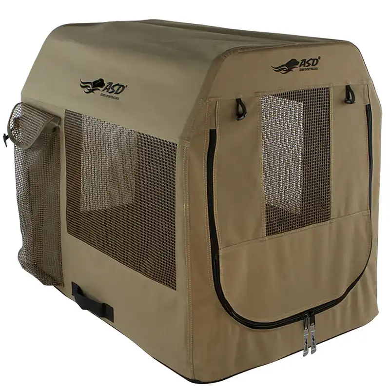 AVERY 03838 QUICK SET TRAVEL KENNEL BROWN XL