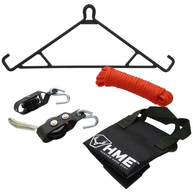HME Products Game Hanging Gambrel and Hoist 4 1 Ratio 500Pd GHG4 7454