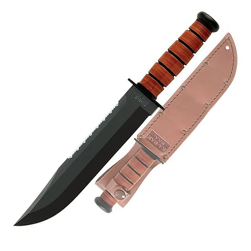 Ka-Bar Big Brother Fixed 9.375" Cro-Van Metal Blade 2217