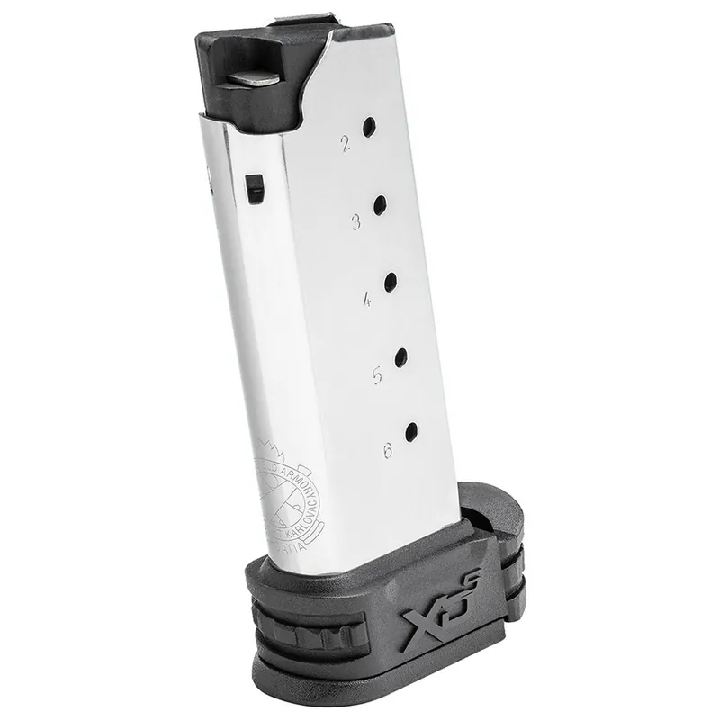 Springfield XDS5006 XD-S 45 ACP 6 Round Stainless Steel Finish Magazine