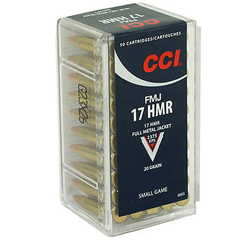 CCI 0055 Small Game 17 HMR 20 GR FMJ 50 Rounds