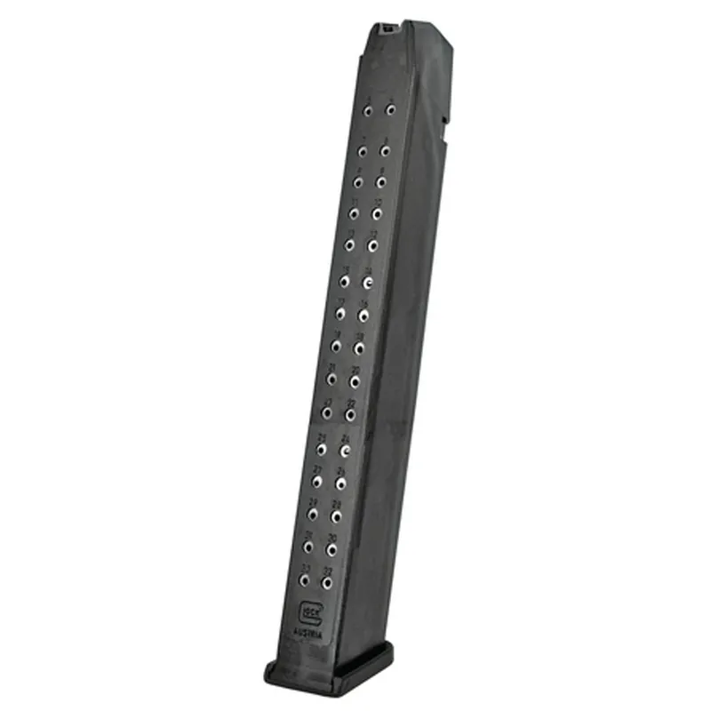 Glock G17/34 9mm 33 Round Polymer Black Finish Magazine MF17033