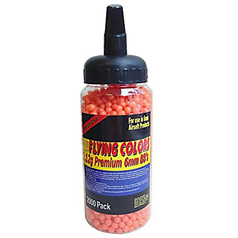 Palco P6092RO Soft Air 6mm Flying Colors Premium Grade .12g BB 2,000ct.