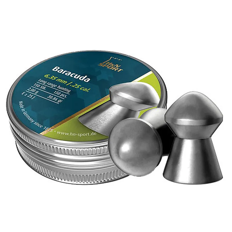 H&N Sport Baracuda Pellets .25 cal, 30.86 gr, 150 ct