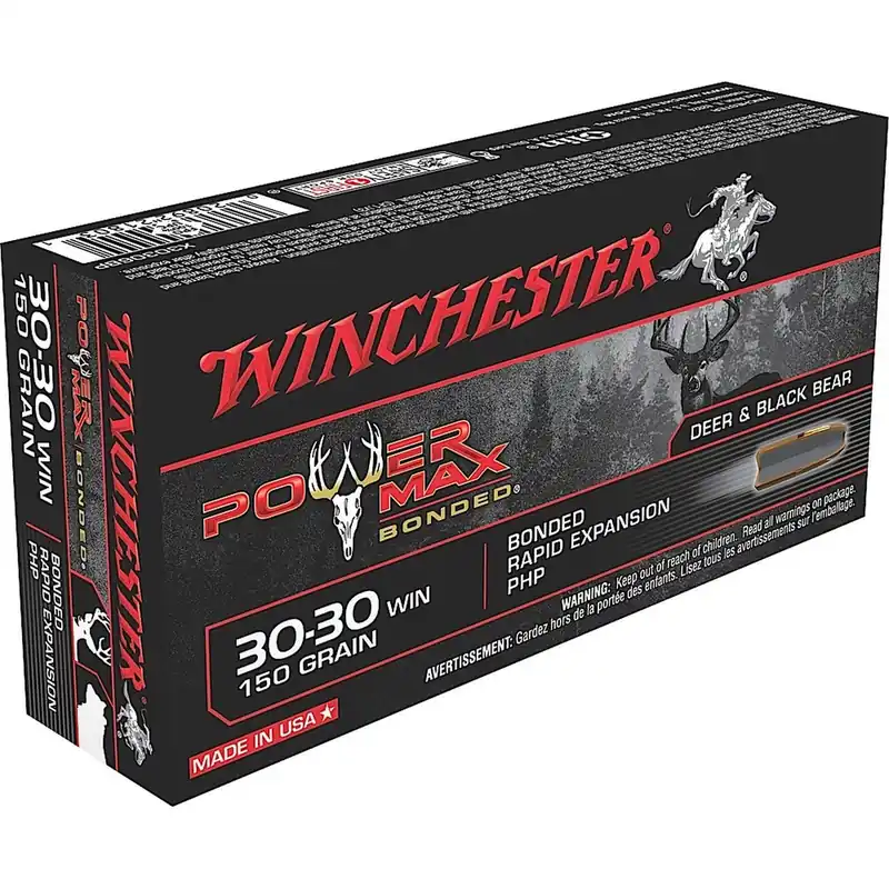 Winchester X30306BP Power Max Bonded 30-30 150 GR Protected Hollow Point 20 Rounds