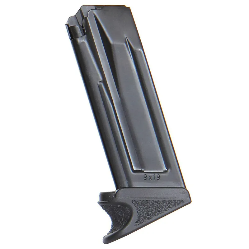 HK P30SK with Extended Floor Plate 9mm 10 Round Steel Black Finish Magazine