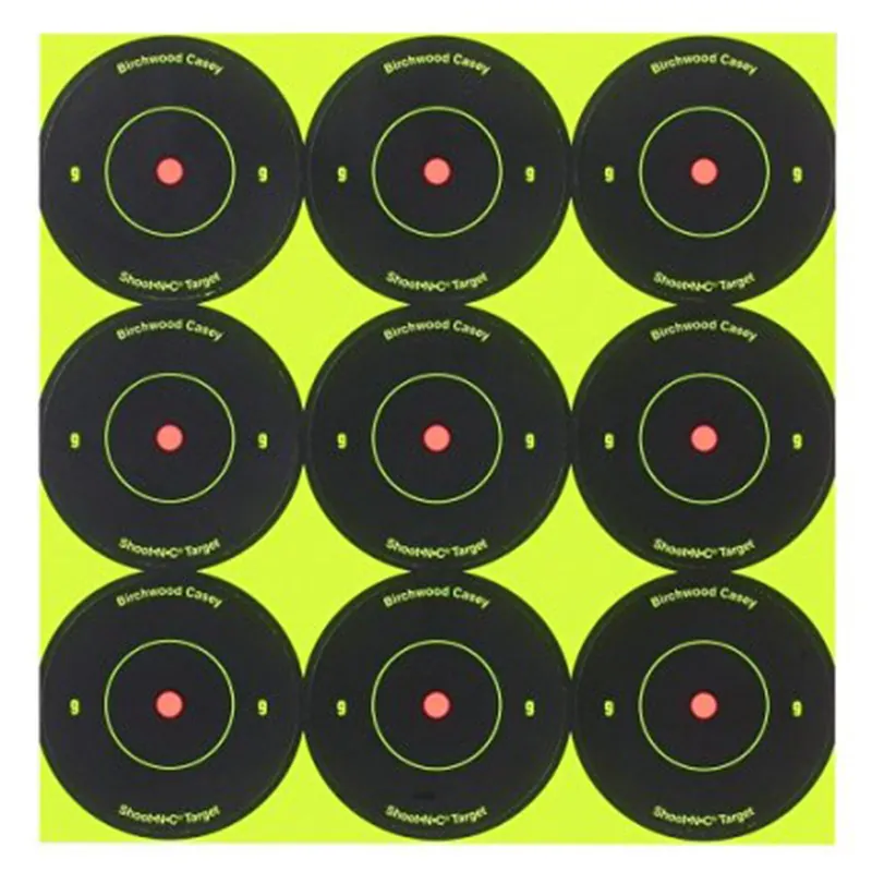 Birchwood Casey Shoot-N-C 2in Bullseye Targets Pack of 12, 34210