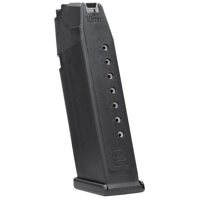 Glock G20 10mm Auto 10 Round Polymer Black Finish Magazine