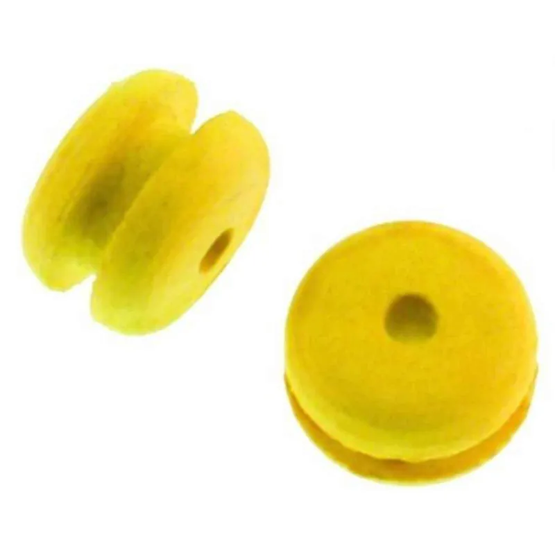 Team Catfish Sinker Bumperz Heavy Duty Knot Protectors 10Pk Neon Yellow