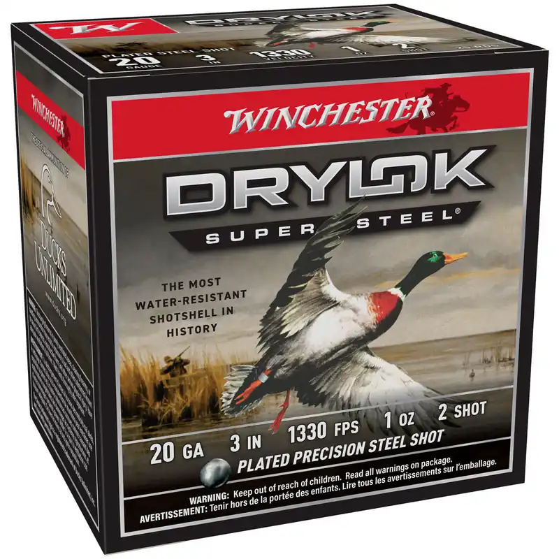 Winchester XSM2032 DLSSM Steel 20 Gauge 3" 1 oz 2 Shot 25 Rounds