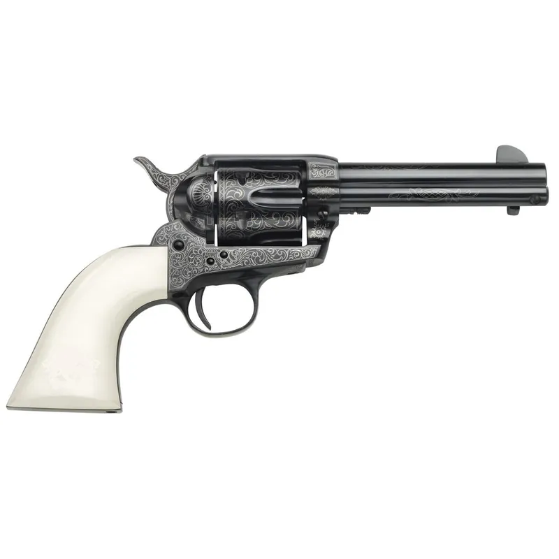Taylors Outlaw Legacy Blue Engraved 45 LC 4.75" Barrel