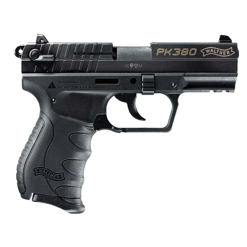 Walther PK380 .380 ACP 3.6" Barrel Black 8 Round 1 Mag