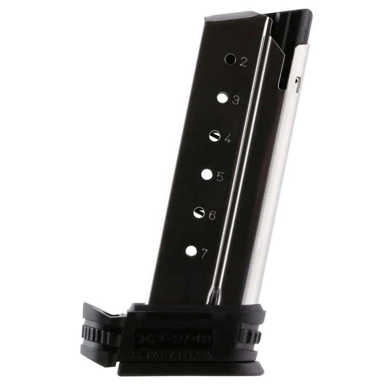 Springfield XDS4007 XD-S 40 S&W 7 rd Silver Finish Magazine