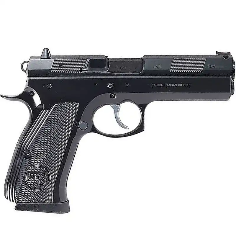 CZ 97 B Full Size 45 ACP 4.65" Barrel Steel Frame Aluminum Grips Fiber Optic Front Sight 2 Magazines 10rd Mag