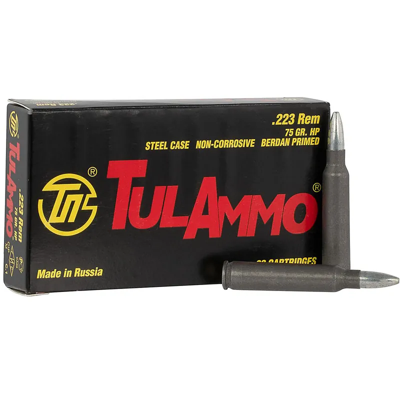 Tulammo TA223675 Rifle 223 Rem 75 GR HP 20 Rounds