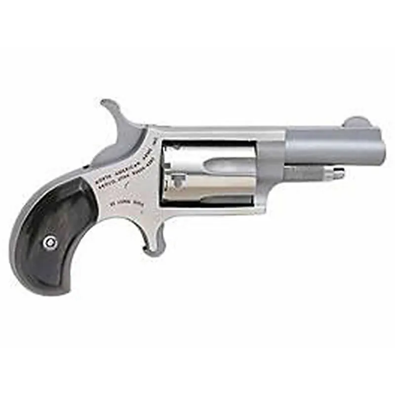 NAA 22LR Mini-Revolver 22LR 1.62" 5rd Rosewood Grip Stainless