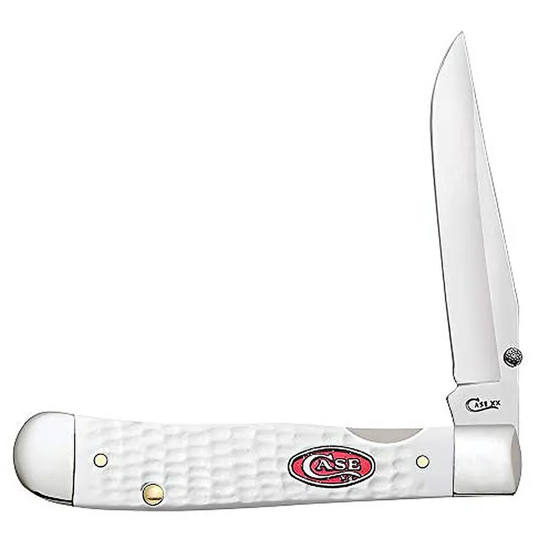 Case 60191 SparXX Standard Jig White Kickstart TrapperLock with Belt Clip