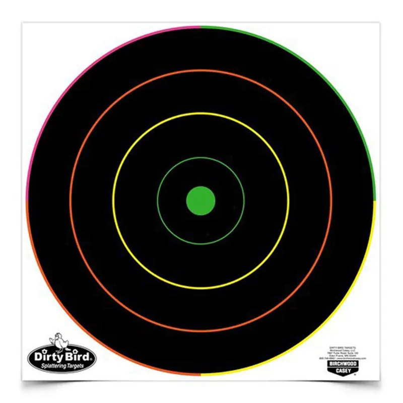 Birchwood Casey Dirty Bird Hanging Tagboard 12" Bullseye 10 Pack 35830
